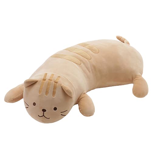 Amazon.co.jp: ふくふくにゃんこ 抱き枕 柔らかタッチ カーブ形状 体に